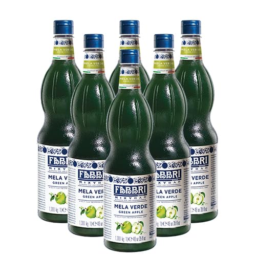 Fabbri - Mixybar Grüner Apfel Sirup - 6x 1ltr von Fabbri