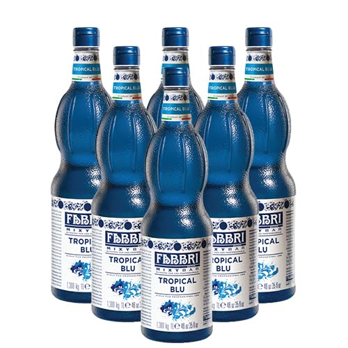 Fabbri - Mixybar Tropical Blue Sirup - 6x 1ltr von Fabbri