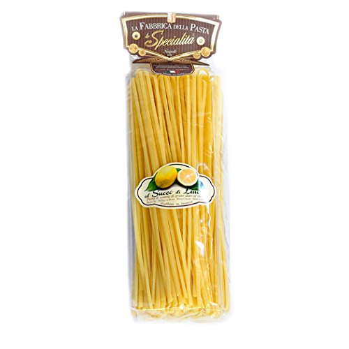 Linguine Pasta with lemons of Sorrento 500gr von Fabbrica della Pasta di Gragnano