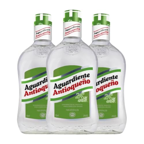 Marc Edelbrände Aguardiente Antioqueño 70 cl (Karton mit 3 Flaschen von 70 cl) von Fábrica de Licores y Aguardientes de Antioquía