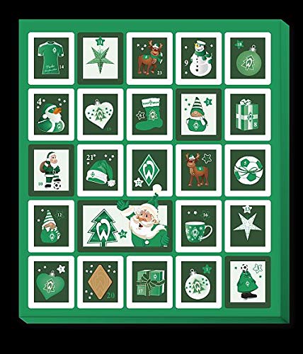 SV Werder Bremen - Adventskalender 2019 - Weihnachtskalender, Premium mit Poster - 2019 - Bundesliga - Fußball - (EUR 8,95/100g) von Fair Trade