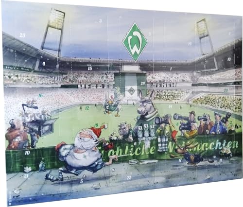 SV Werder Bremen Premium Adventskalender Weihnachtskalender + Gutschein 10,-€ von Fair Trade