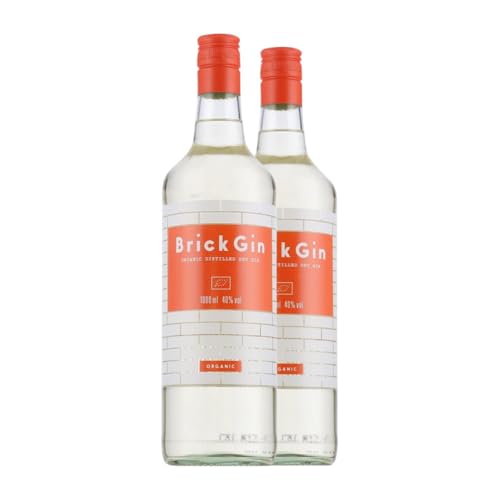 Gin Fair Brick Organic 1 L (Karton mit 2 Flaschen von 1 L) von Fair Wine & Spirits