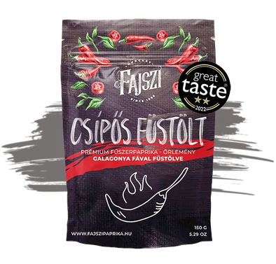 FAJSZI,Prémium csípős füstölt fűszerpaprika-őrlemény,geräuchertes P... von Fajszi Paprika Manufaktúra