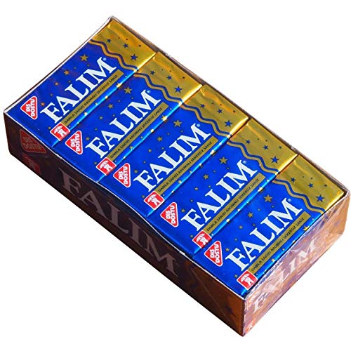 Falim 5 Pcs 20 Pack Mixed Fruit Aromated Sugar Free Chewing Gum - FALIM