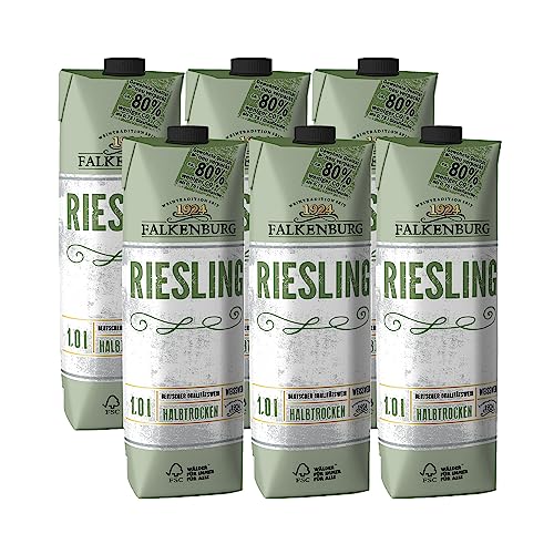 Falkenburg Riesling QbA halbtrocken (6 x 1,0l) von Falkenburg