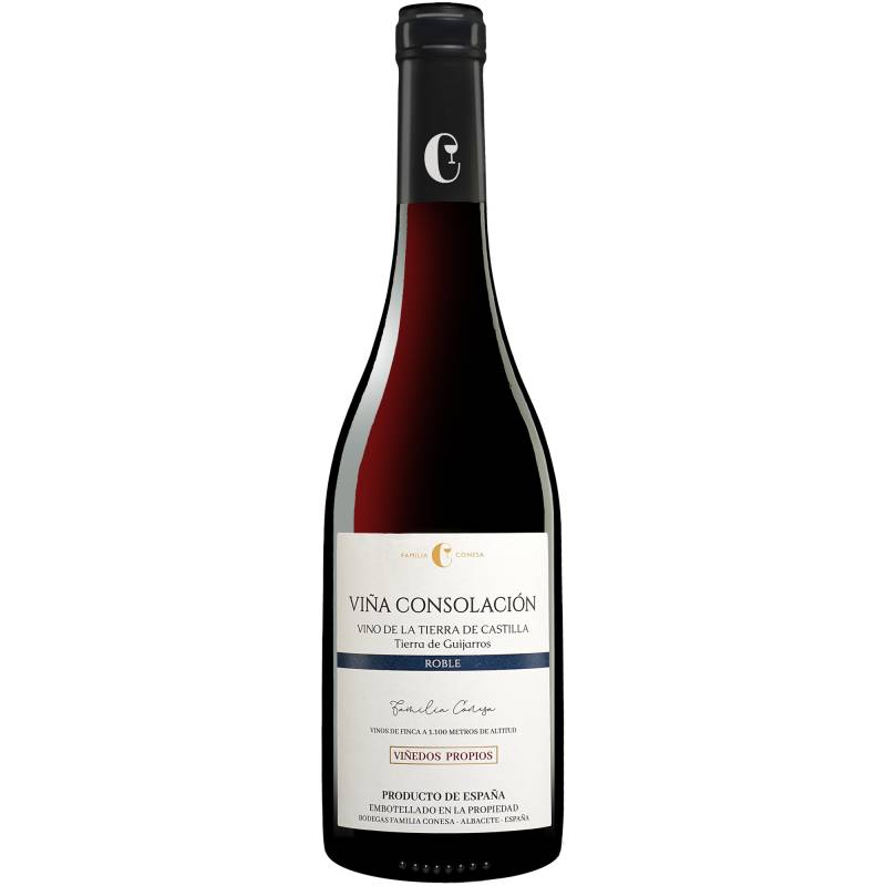 Viña Consolación Tempranillo Roble 2023  0.75L 13.5% Vol. Rotwein Trocken aus Spanien von Familia Conesa