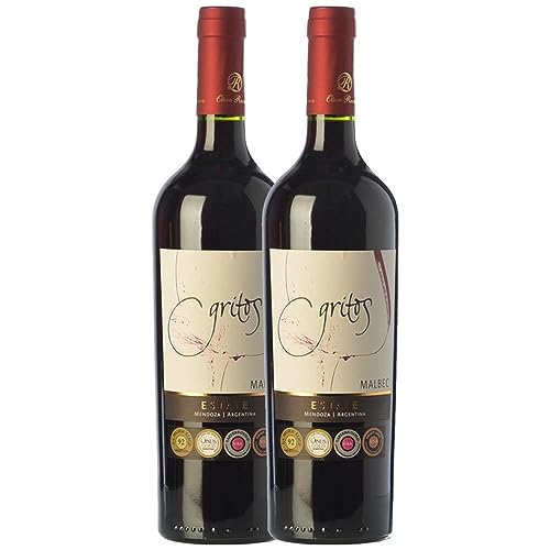 Otero Ramos Gritos Estate Malbec Mendoza Jung 75 cl (Schachtel mit 2 Flaschen von 75 cl) von Familia Otero Ramos