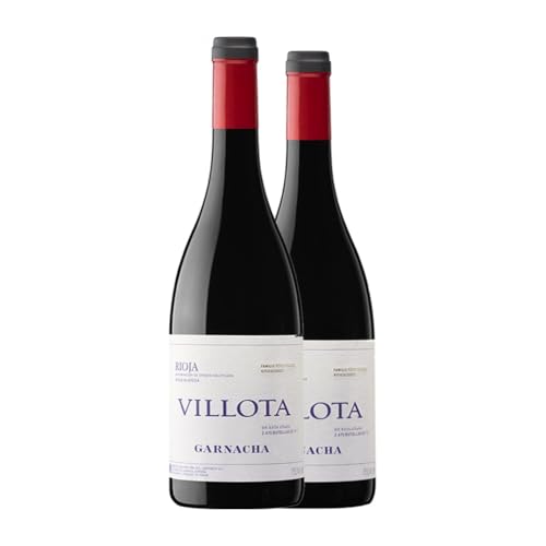 Villota Grenache Rioja 75 cl Rotwein (Karton mit 2 Flaschen von 75 cl) von Familia Pérez Villota Viticultores