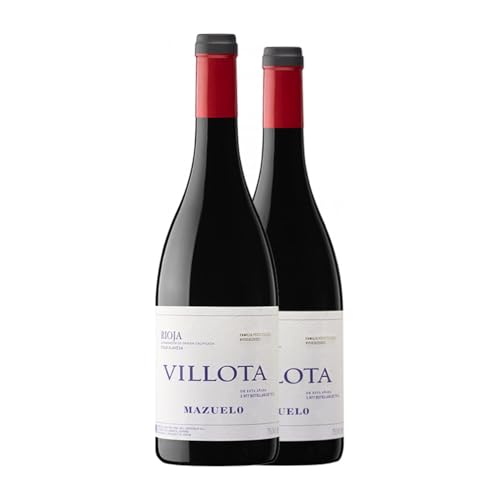 Villota Mazuelo Rioja 75 cl Rotwein (Karton mit 2 Flaschen von 75 cl) von Familia Pérez Villota Viticultores