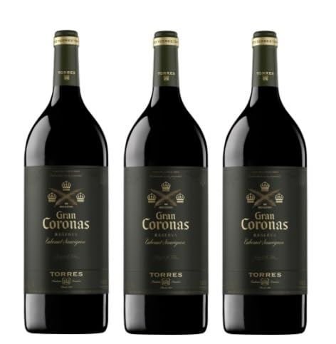 3x 1,5l - 2018er - Miguel Torres - Gran Coronas - Cabernet Sauvignon - Reserva - MAGNUM - Penedès D.O.P. - Spanien - Rotwein trocken von Familia Torres