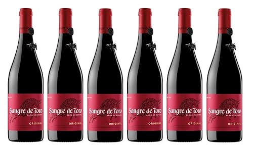 6x 0,75l - Miguel Torres - Sangre de Toro - Original - Catalunya D.O.P. - Spanien - Rotwein trocken von Familia Torres