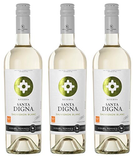 Miguel Torres Santa Digna Sauvignon Blanc, 3er Pack (3 x 750 ml) von Familia Torres