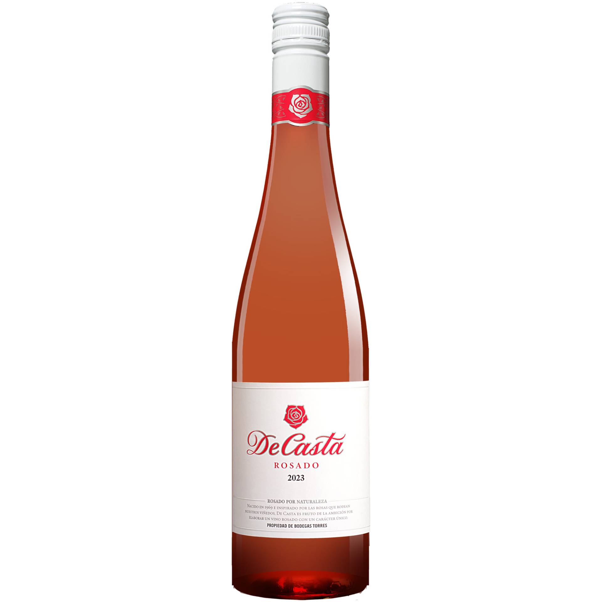 Torres »De Casta« Rosado 2023  0.75L 13% Vol. Roséwein Trocken aus Spanien von Familia Torres