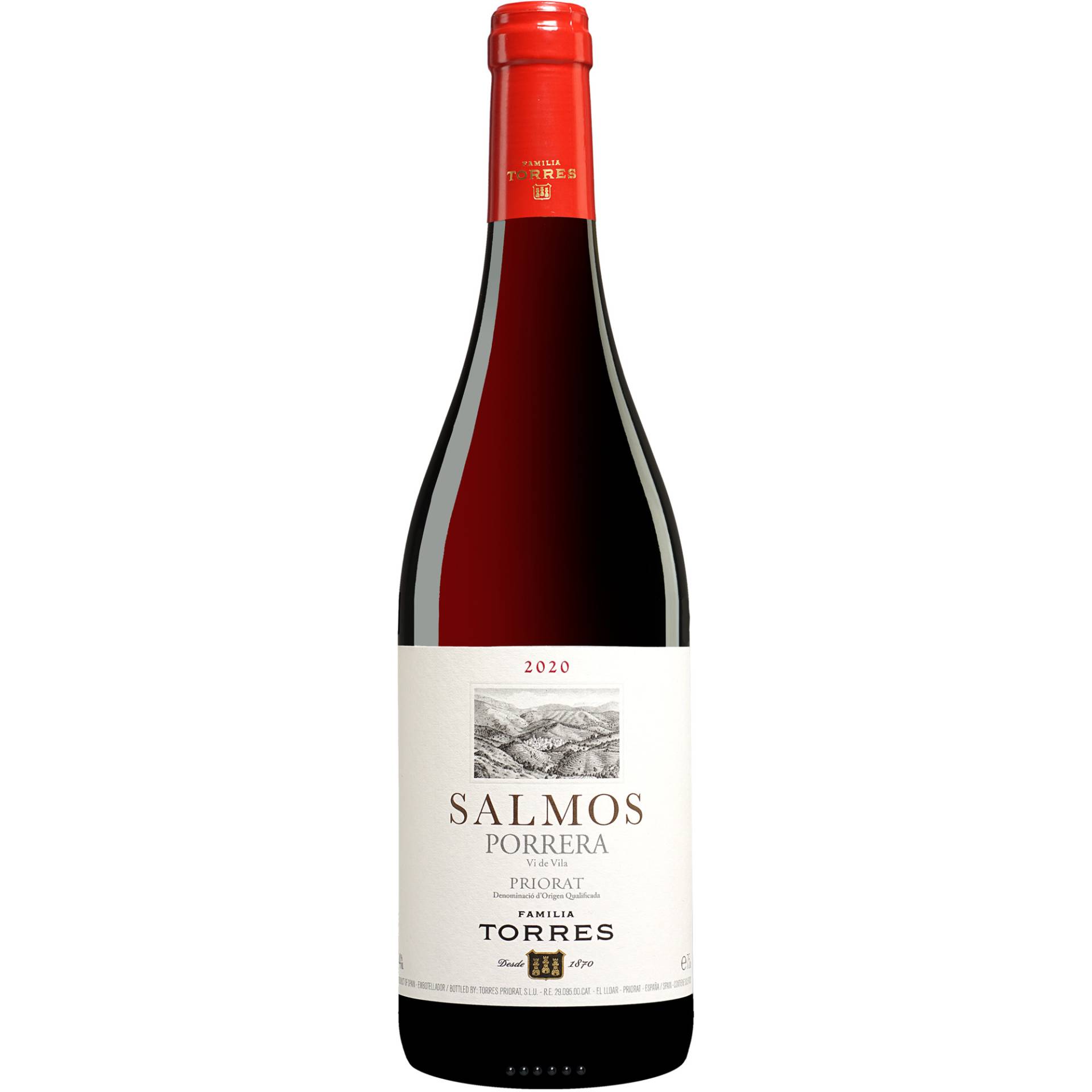 Torres »Salmos« 2020  0.75L 14% Vol. Rotwein Trocken aus Spanien von Familia Torres