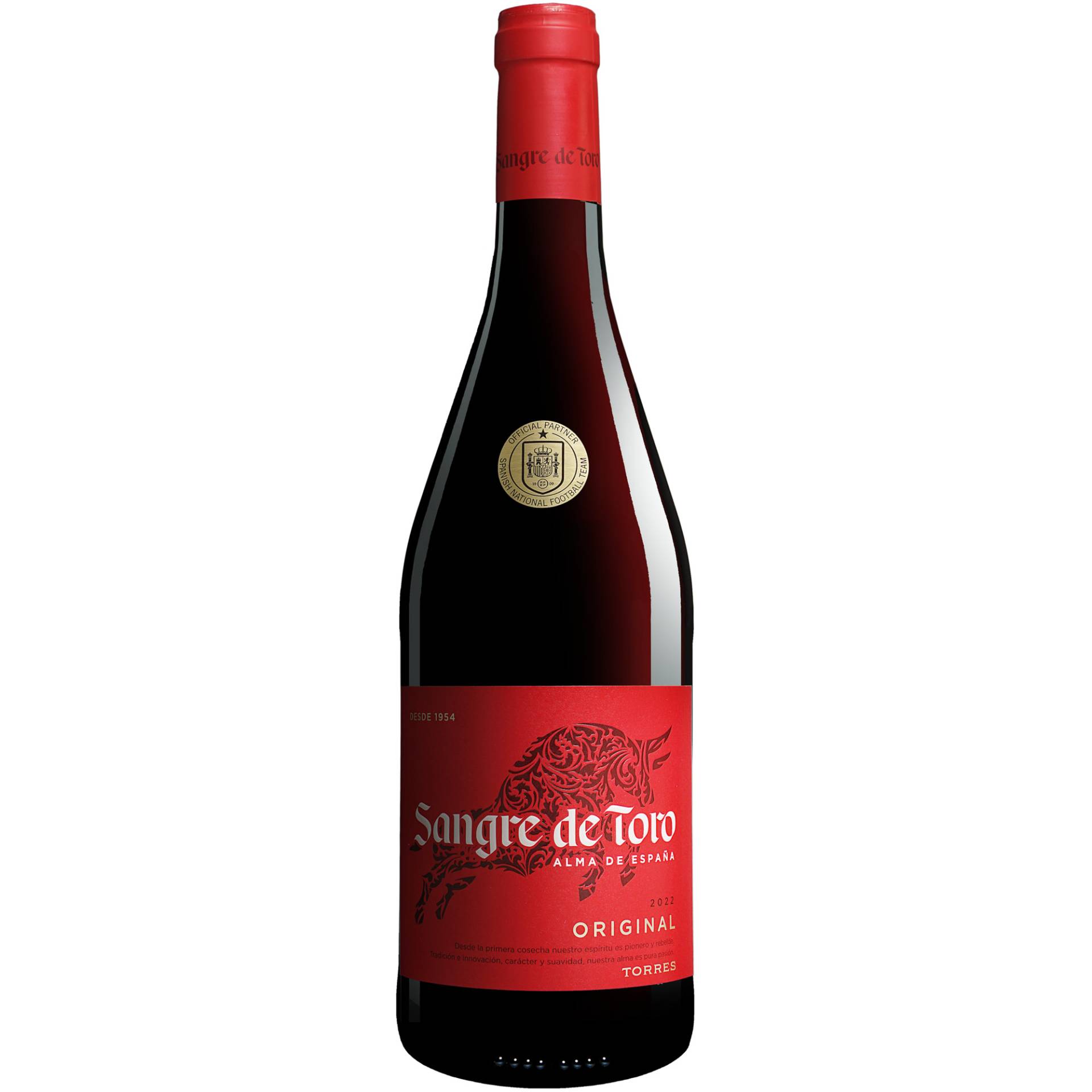 Torres »Sangre de Toro« 2022  0.75L 13.5% Vol. Rotwein Trocken aus Spanien von Familia Torres