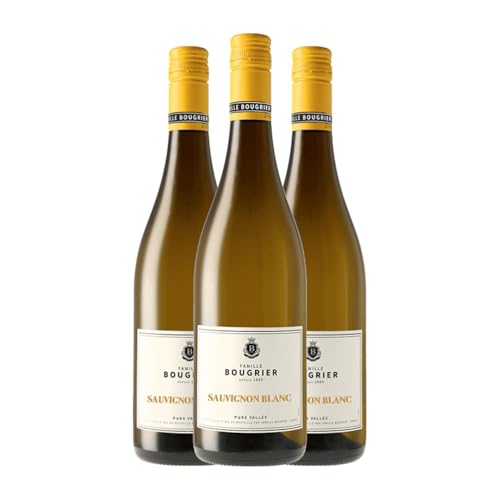 Bougrier Pure Vallée Sauvignon Weiß 75 cl Weißwein (Karton mit 3 Flaschen von 75 cl) von Famille Bougrier