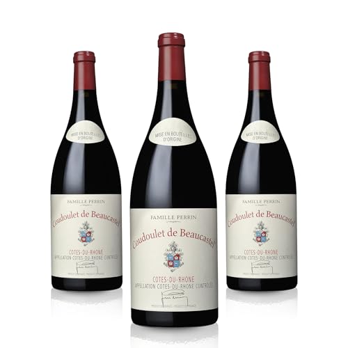 Coudoulet de Beaucastel Rouge Magnum 1,5L Côtes du Rhône 2021 Rotwein trocken - Famille Perrin (3x 1,5L) von Famille Perrin