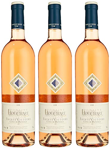 Famille Quiot "Domaine Houchart" Rosé Sainte Victoire Cinsaut 2015/2016 Trocken (3 x 0.75 l) von Famille Quiot