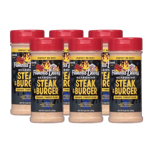 Famous Dave's Seasoning Steak & Burger, 8.25-Ounce (Pack of 12) by Famous Dave's von Famous Dave's