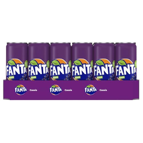 Erfrischungsgetränk Fanta Cassis Blik 330ml | 24 Stücke