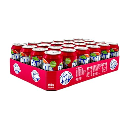 Fanta Strawberry & Kiwi 24 x 330ml Geschmack Erdbeere Kiwi inkl. 6 € Pfand von Fanta