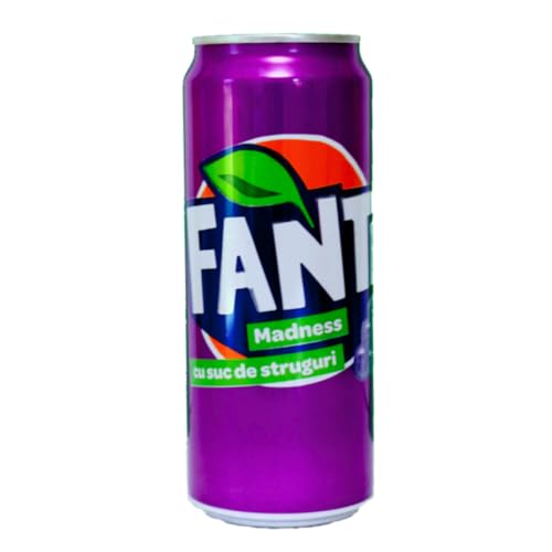 Fanta Uva Dose 330ml / Traubenlimonade, Herkunftsland Rumänien, Dose 330ml von Fanta