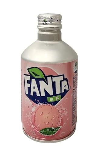 Fanta Weißer Pfirsich-Erfrischungsgetränk aus Japan, 300 ml Dose (24) von Fanta