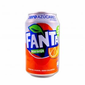 Fanta Zero Saft Orangensaft ohne Zucker, 8 x 330 ml, insgesamt 2640 ml von Fanta