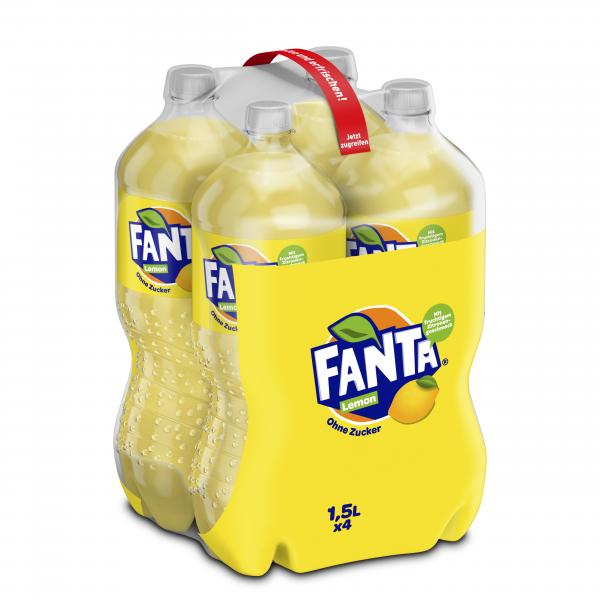 Fanta ohne Zucker Lemon (Einweg) von Fanta
