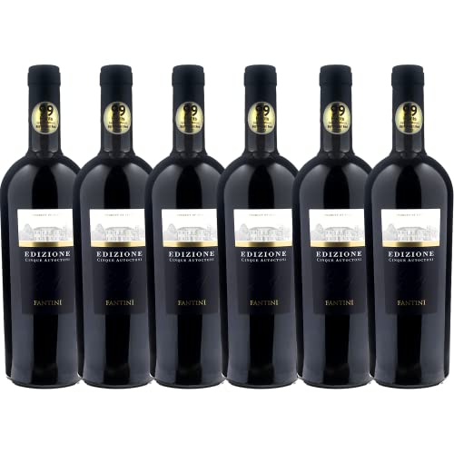 6 Flaschen Edizione Cinque Autoctoni VDT 2017 Fantini Farnese Vini im Sparpack, sensationeller Rotwein aus den Abruzzen mit 99 Punkten von Luca Maroni - Best Italian Red 2018 von Fantini Farnese Vini N°21