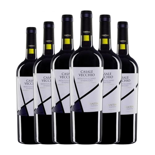 Fantini Casale Vecchio Montepulciano Montepulciano d'Abruzzo 75 cl Rotwein (Karton mit 6 Flaschen von 75 cl) von Fantini