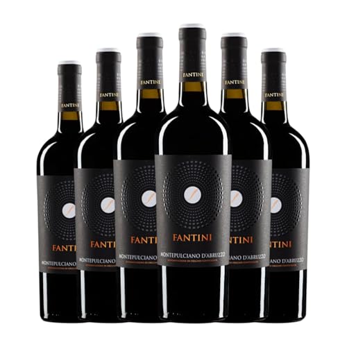 Fantini Montepulciano Montepulciano d'Abruzzo 75 cl Rotwein (Karton mit 6 Flaschen von 75 cl) von Fantini