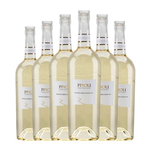 Fantini Pipoli Bianco Basilicata Sicilia 75 cl Weißwein (Karton mit 6 Flaschen von 75 cl) von Fantini