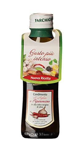 Condimento all'Aglio e Peperoncino in Olio Extra Vergine di Oliva von Farchioni