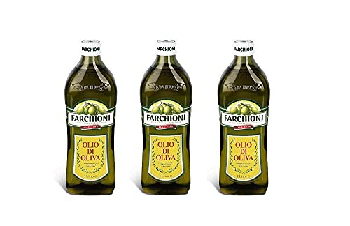 Farchioni Olio di Oliva Italienisches Olivenöl-Glas, 1 l, 3 Stück von Farchioni
