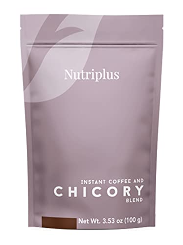 Nutriplus Mischung aus löslichem Kaffee und Chicorée. gemahlene Chicorée-Wurzeln in Pulverform bieten Unterstützung von Inulin, präbiotische Fasern für den Stoffwechsel, verbessern das von Farmasi