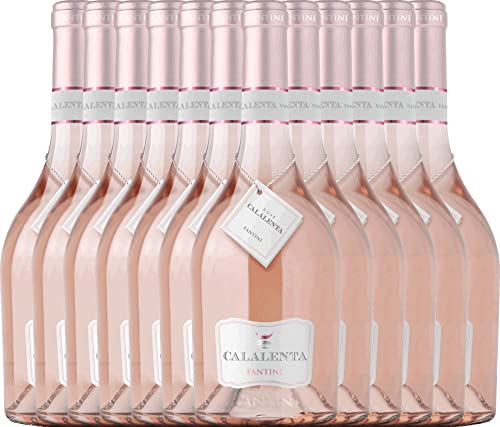 Fantini Calalenta Merlot Rosato Farnese Roséwein 12 x 0,75l VINELLO - 12 x Weinpaket inkl. kostenlosem VINELLO.weinausgießer von Farnese Vini