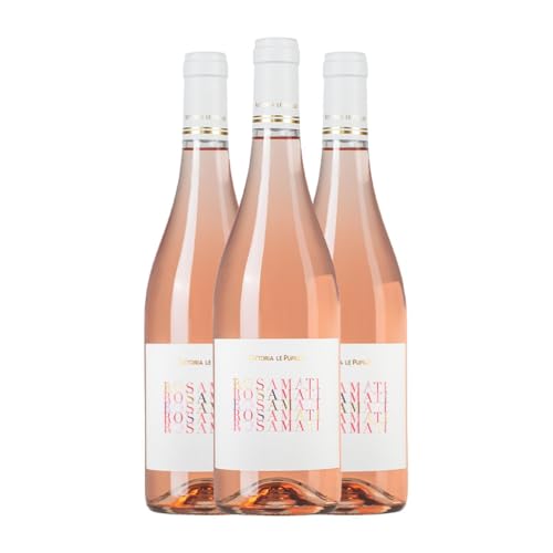 Le Pupille RosaMati Syrah Toscana 75 cl Rosé-Wein (Karton mit 3 Flaschen von 75 cl) von Fattoria Le Pupille