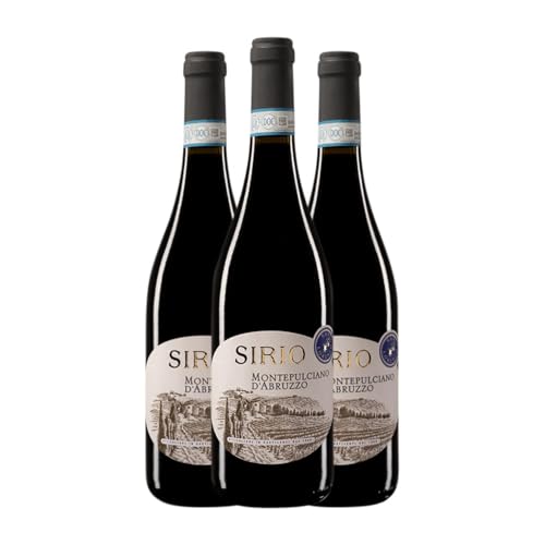 San Lorenzo Sirio Montepulciano Montepulciano d'Abruzzo 75 cl Rotwein (Karton mit 3 Flaschen von 75 cl) von Fattoria San Lorenzo