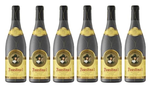 6x 0,75l - 2014er - Faustino I - Gran Reserva - Rioja D.O.Ca. - Spanien - Rotwein trocken von Faustino