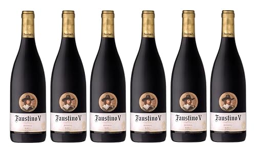 6x 0,75l - 2018er - Faustino V - Reserva - Rioja D.O.Ca. - Spanien - Rotwein trocken von Faustino