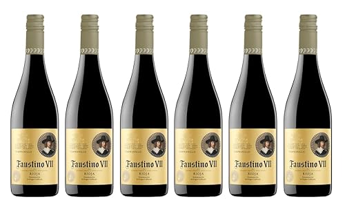 6x 0,75l - 2022er - Faustino VII - Tinto - Rioja D.O.Ca. - Spanien - Rotwein trocken von Faustino