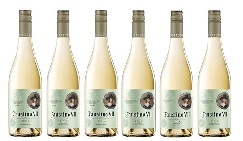 6x 0,75l - 2023er - Faustino VII - Blanco - Rioja D.O.Ca. - Spanien - Weißwein trocken von Faustino