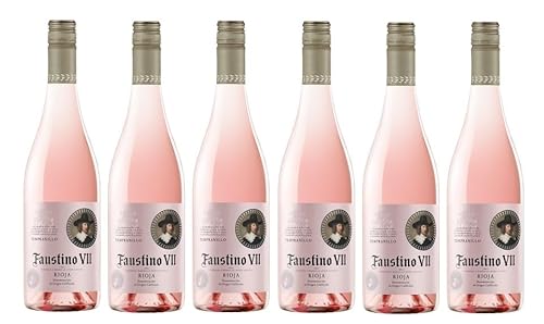 6x 0,75l - 2023er - Faustino VII - Rosado - Rioja D.O.Ca. - Spanien - Rosé-Wein trocken von Faustino