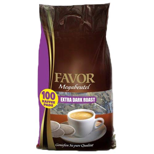 Favor - Extra Dark Roast Megabeutel - 8x 100 pads von Favor