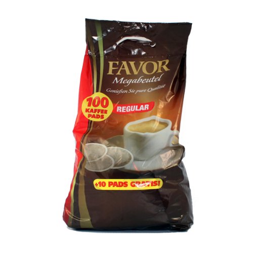 Favor Normale Röstung KaffeePads Megabeutel 8x100 Stuck von Favor