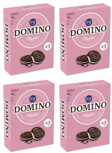 Fazer Domino Originalkekse 4 Kisten mit 525 g 74 Unzen von Fazer