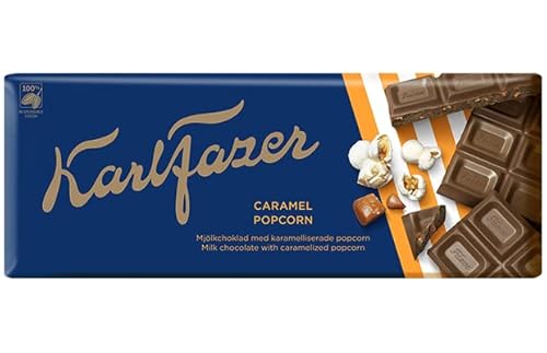 Fazer Karl Fazer Caramel Popcorn Schokolade 20 Bars von 200 g 142 Unzen von Fazer