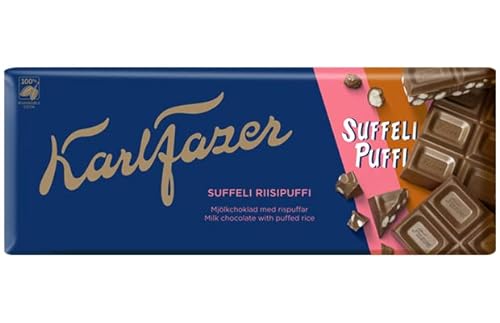 Fazer Karl Fazer Suffeli Milchschokolade Schokolade 20 Bars von 198G 140 Unzen von Fazer